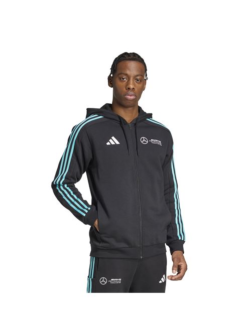 Adidas Mercedes - AMG Petronas Formula 1 felpa con cappuccio Mercedes | JV5437MER DNA FZ HD